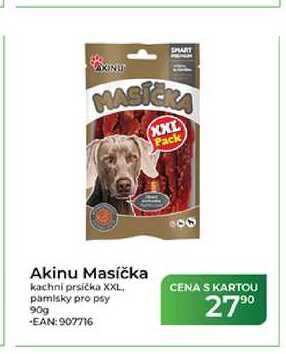Akinu Masíčka kachní prsíčka XXL pamlsky pro psy 90g