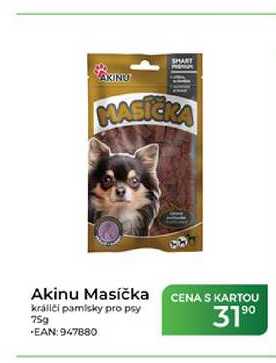 Akinu Masíčka králičí pamlsky pro psy 75g