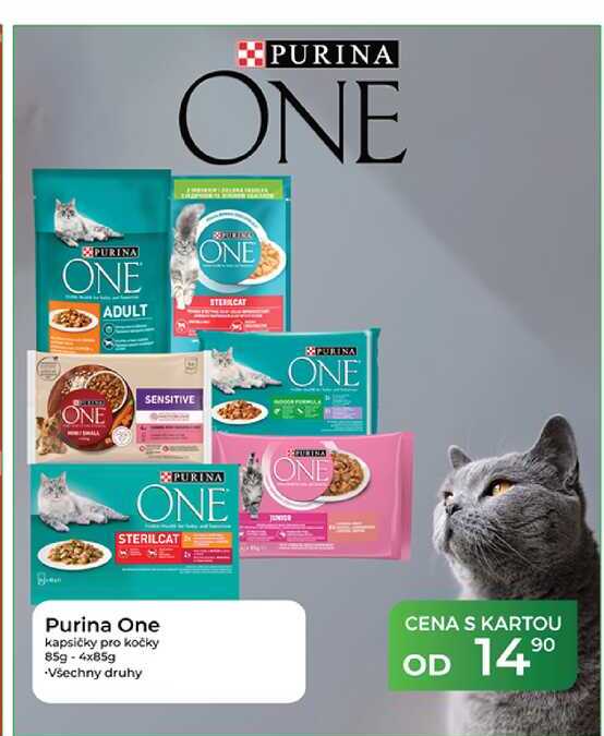 Purina One kapsičky pro kočky 85g-4x85g