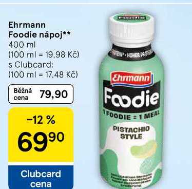 Ehrmann Foodie nápoj, 400 ml