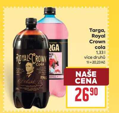 Targa, Royal Crown cola 1,33l