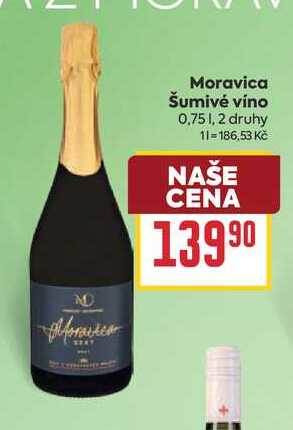 Moravica Šumivé víno 0,75l