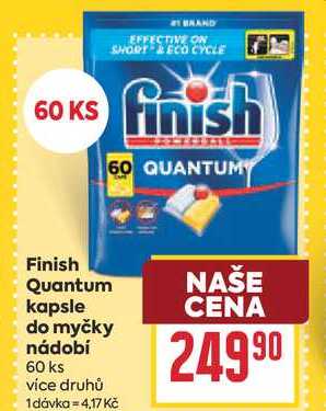 Finish Quantum kapsle do myčky nádobí 60 ks