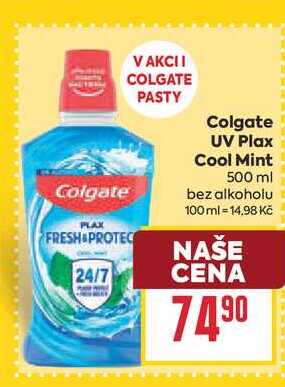 Colgate UV Plax Cool Mint 500 ml