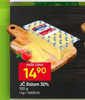 Maadeta Jihočeský Eidam 30% 100 g