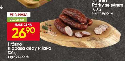 Krásno Klobása dědy Pilčika 100 g