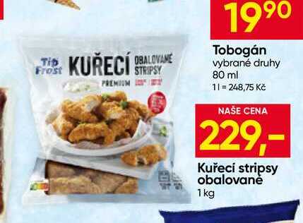 Tip Frost Kuřecí stripsy obalované 1 kg