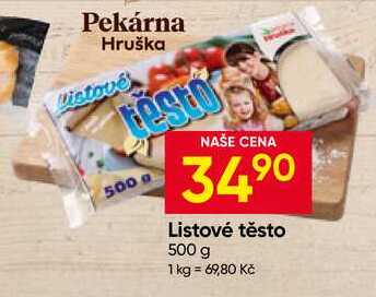 Hruška Listové těsto 500 g
