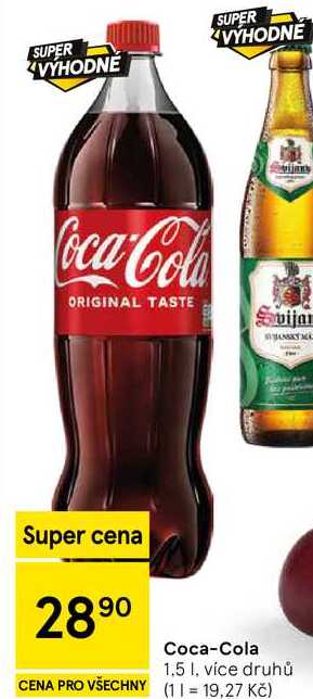 Coca-Cola, 1,5 l 