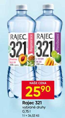 Rajec 321 vybrané druhy 0,75l