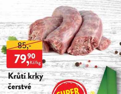Krůtí krky čerstvé 1kg 