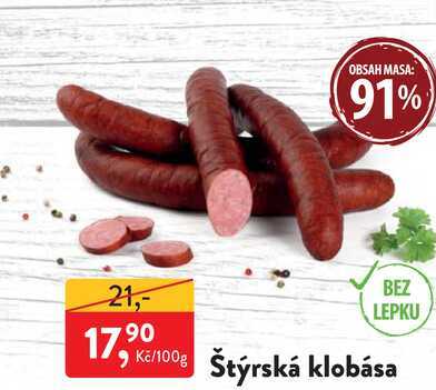 Štýrská klobása 100g