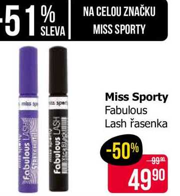 Miss Sporty Fabulous Lash řasenka