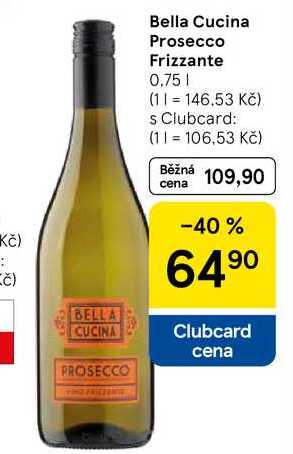 Bella Cucina Prosecco Frizzante, 0.75 l