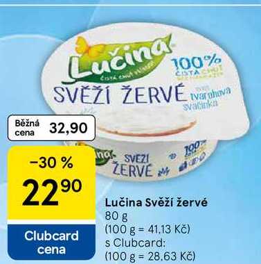 Lučina Svěží žervé, 80 g