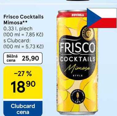 Frisco Cocktails Mimosa, 0.33 l