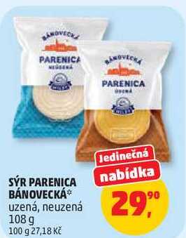 SÝR PARENICA BÁNOVECKÁ uzená, 108 g