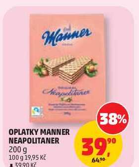 OPLATKY MANNER NEAPOLITANER, 200 g   v akci