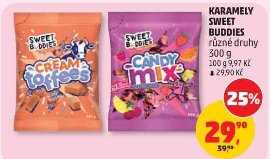 KARAMELY SWEET BUDDIES různé druhy, 300 g 