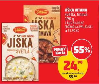 JÍŠKA VITANA světlá, 190 g