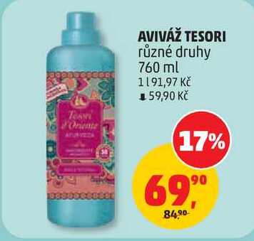 AVIVÁŽ TESORI různé druhy, 760 ml 