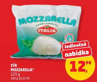SÝR MOZZARELLA, 125 g