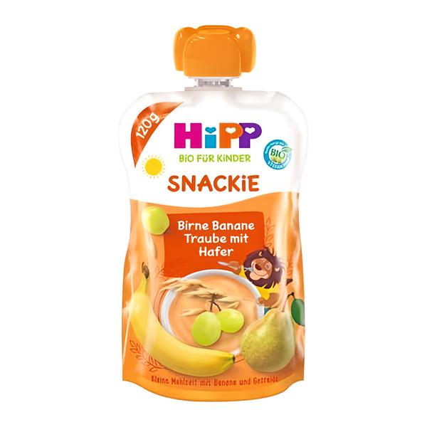 HiPP BIO Snackie Hruška-Banán-Bílé hrozno-Oves