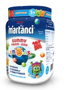 MARŤÁNCI GUMMY PODZIM - ZIMA želé multivitaminy, 50 ks