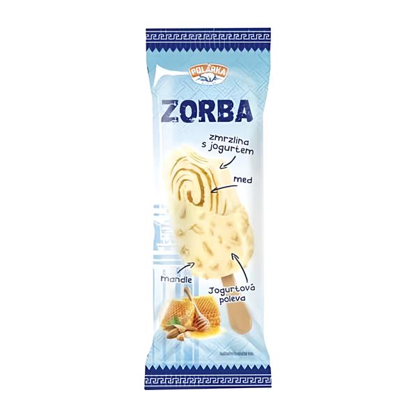Polarka Zorba jogurtová zmrzlina s medem a mandlemi