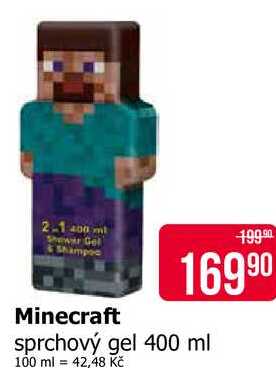 Minecraft sprchový gel 400 ml