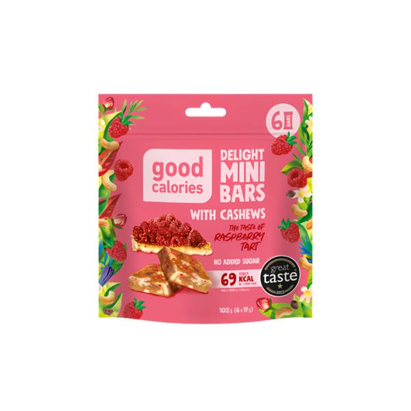good calories Mini kostky, malinový dort 6x17g