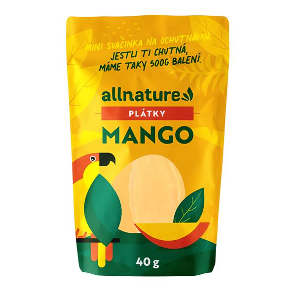 Allnature Sušené mango plátky