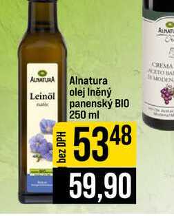 Alnatura olej Iněný panenský BIO 250 ml