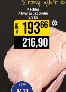 Kachna A kvalita bez drobů 2,3 kg 