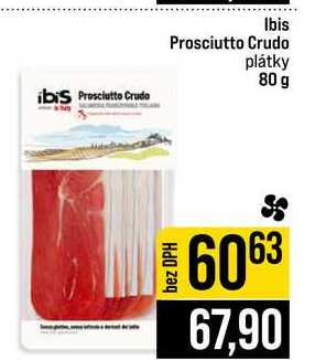 Ibis Prosciutto Crudo plátky 80 g