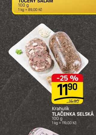 TLAČENKA SELSKÁ 100 g