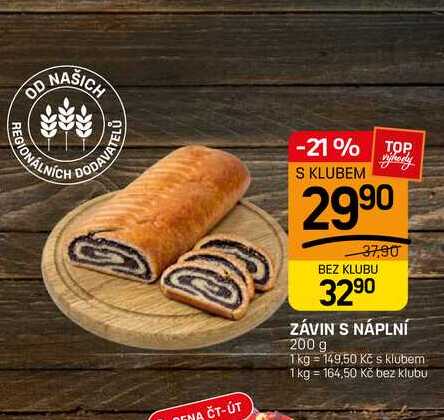 ZÁVIN S NÁPLNÍ 200 g