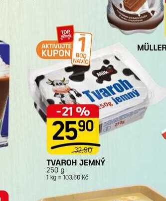 TVAROH JEMNÝ 250 g