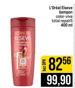 L'Oréal Elseve šampon color-vive total repair5 400 ml