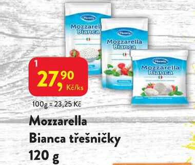 Mozzarella Bianca třešničky 120 g