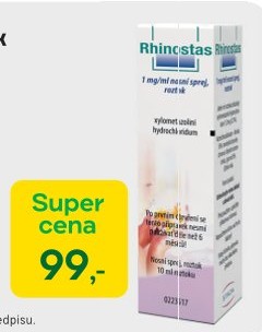 Rhinostas, nosní sprej, roztok 10 ml