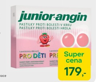 Junior-angin pro děti 24 cucavých pastilek