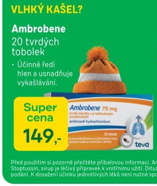 Ambrobene 20 tvrdých dých tobolek