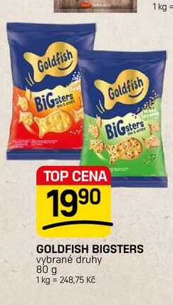 GOLDFISH BIGSTERS vybrané druhy 80 g