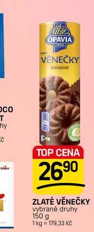 ZLATÉ VĚNEČKY vybrané druhy 150 g