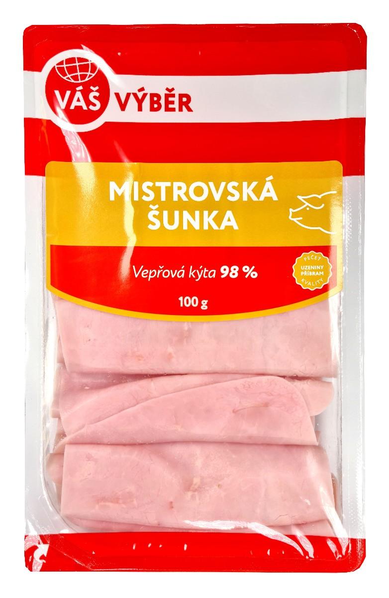VÁŠ VÝBĚR Mistrovská šunka, 100 g