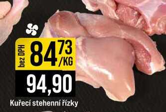 Kuřecí stehenní řízky 1kg