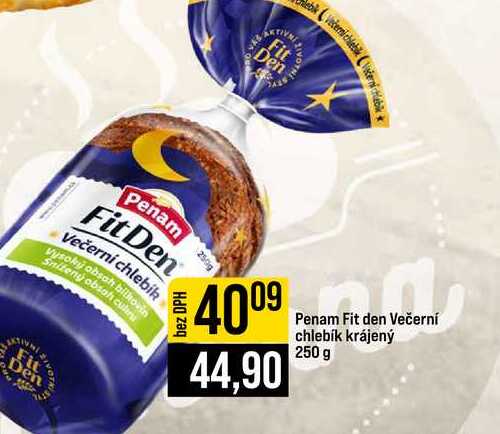 Penam Fit den Večerní chlebík krájený 250 g