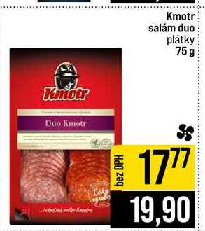 Kmotr salám duo plátky 75g