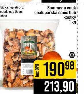 Sommer a vnuk chalupářská směs hub kostky 1 kg
